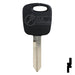 OEM Uncut Transponder Key | Ford | H72-PT,597602 Automotive Key Strattec