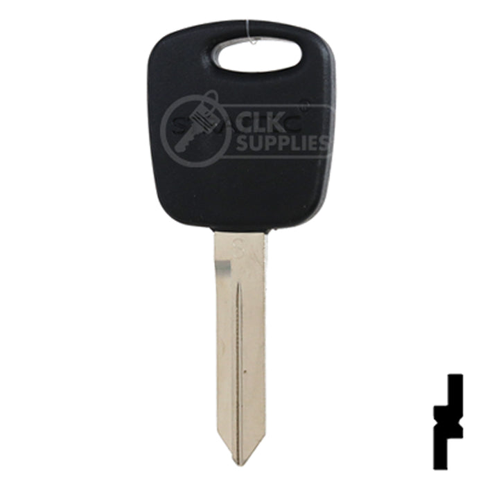 OEM Uncut Transponder Key | Ford | H72-PT,597602 Automotive Key Strattec