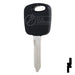 OEM Uncut Transponder Key | Ford | H72-PT,597602 Automotive Key Strattec