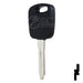 OEM Uncut Transponder Key | Ford | H72-PT,597602 Automotive Key Strattec