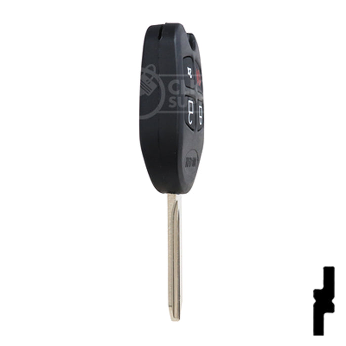 Programable Ford 80-Bit Remote Head - EDGE CUT Automotive Key Keyline USA