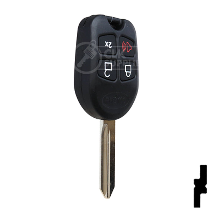 Programable Ford 80-Bit Remote Head - EDGE CUT Automotive Key Keyline USA