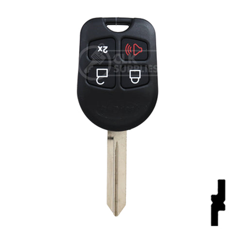 Programable Ford 80-Bit Remote Head - EDGE CUT Automotive Key Keyline USA