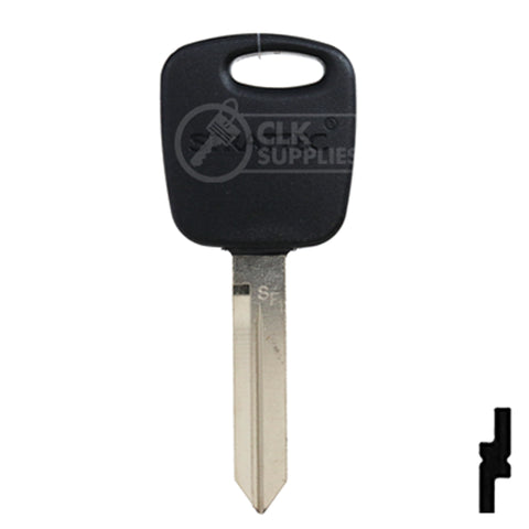 RW Transponder Key | Ford | H86PT, 691643 Automotive Key Strattec