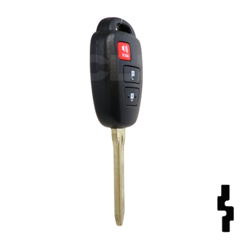 Toyota 3 Button Remote Head Key (3BH)- By Ilco Automotive Key Ilco