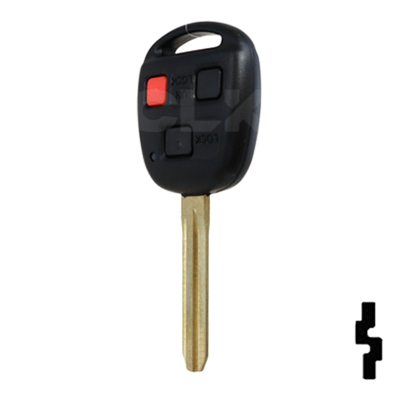 Toyota 3 Button Remote Head Key 3BLC – By Ilco Automotive Key Ilco