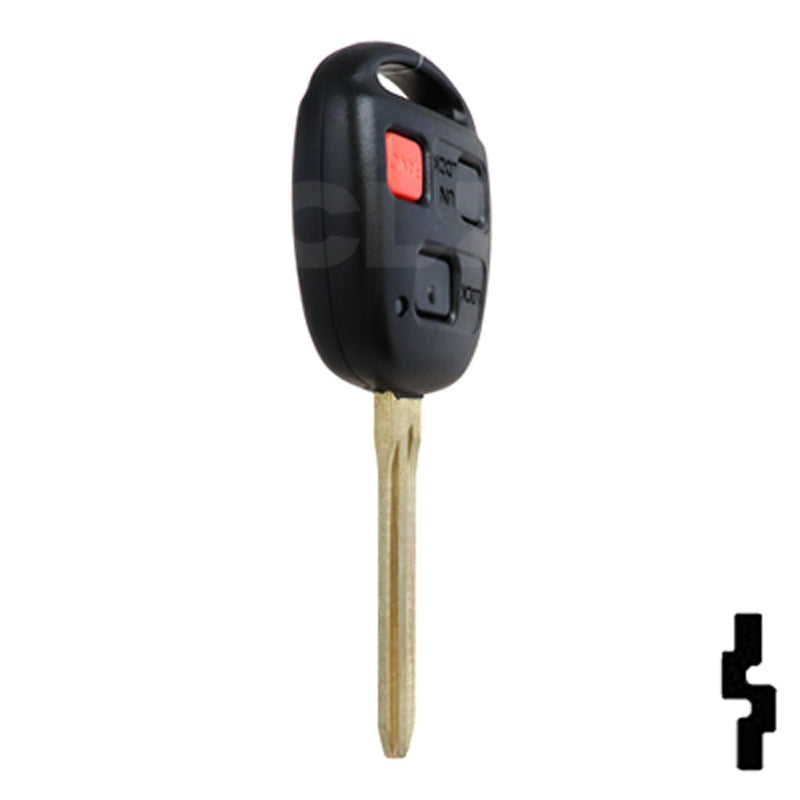 Toyota 3 Button Remote Head Key 3BLC – By Ilco Automotive Key Ilco