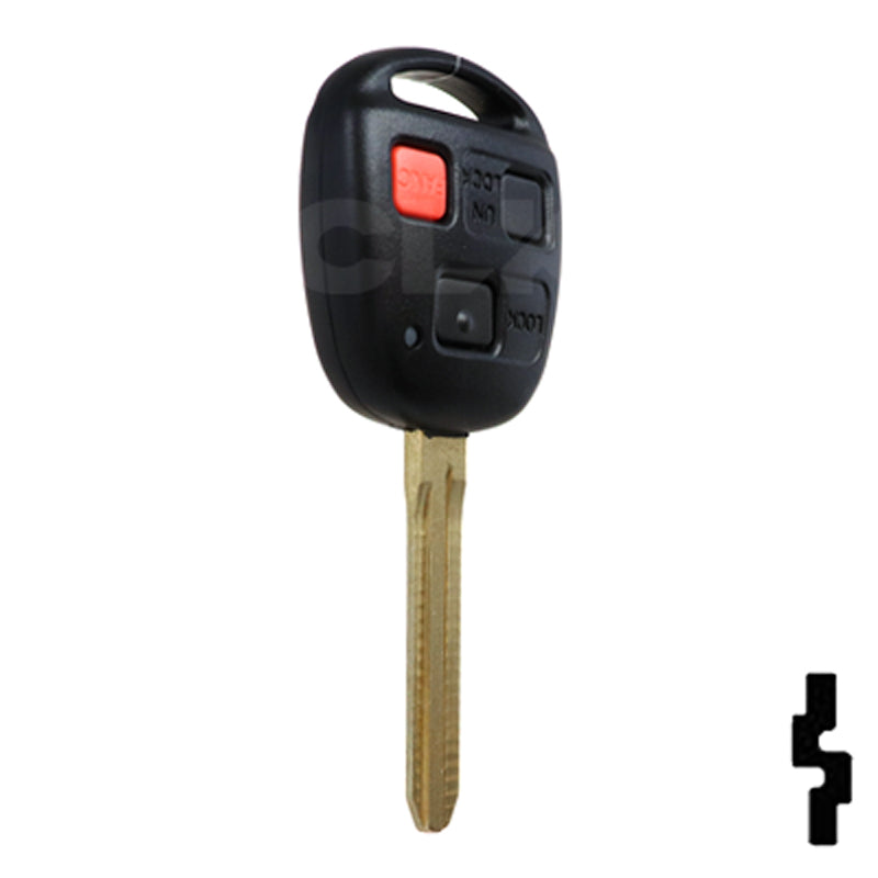 Toyota 3 Button Remote Head Key 3BLC – By Ilco Automotive Key Ilco