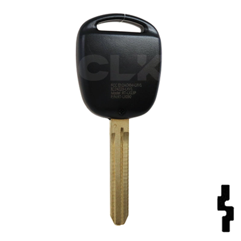 Toyota 3 Button Remote Head Key "G" Chip (3BFJ2) - By Ilco Automotive Key Ilco