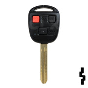 Toyota 3 Button Remote Head Key "G" Chip (3BFJ2) - By Ilco Automotive Key Ilco