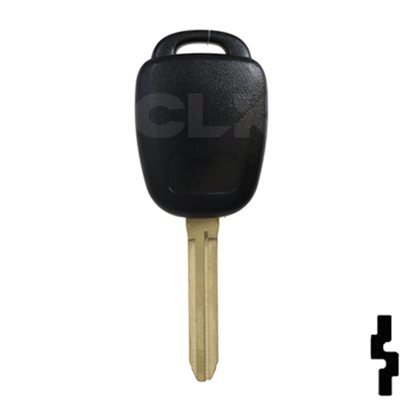 Toyota 3 Button Remote Head Key (H Transp.) (3BH3) - By Ilco Automotive Key Ilco
