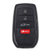 Toyota 4 Button Prox 4B24–By Ilco Automotive Key Ilco