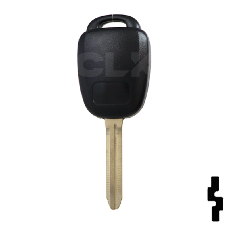 Toyota 4 Button Remote Head Key (G Transp.) (4BG) - By Ilco Automotive Key Ilco