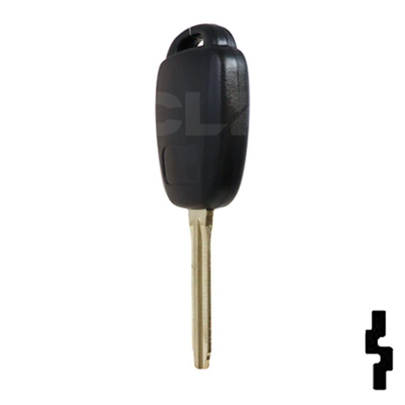 Toyota 4 Button Remote Head Key (G Transp.) (4BG) - By Ilco Automotive Key Ilco