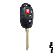 Toyota 4 Button Remote Head Key (G Transp.) (4BG) - By Ilco Automotive Key Ilco