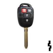 Toyota 4 Button Remote Head Key (G Transp.) (4BG) - By Ilco Automotive Key Ilco