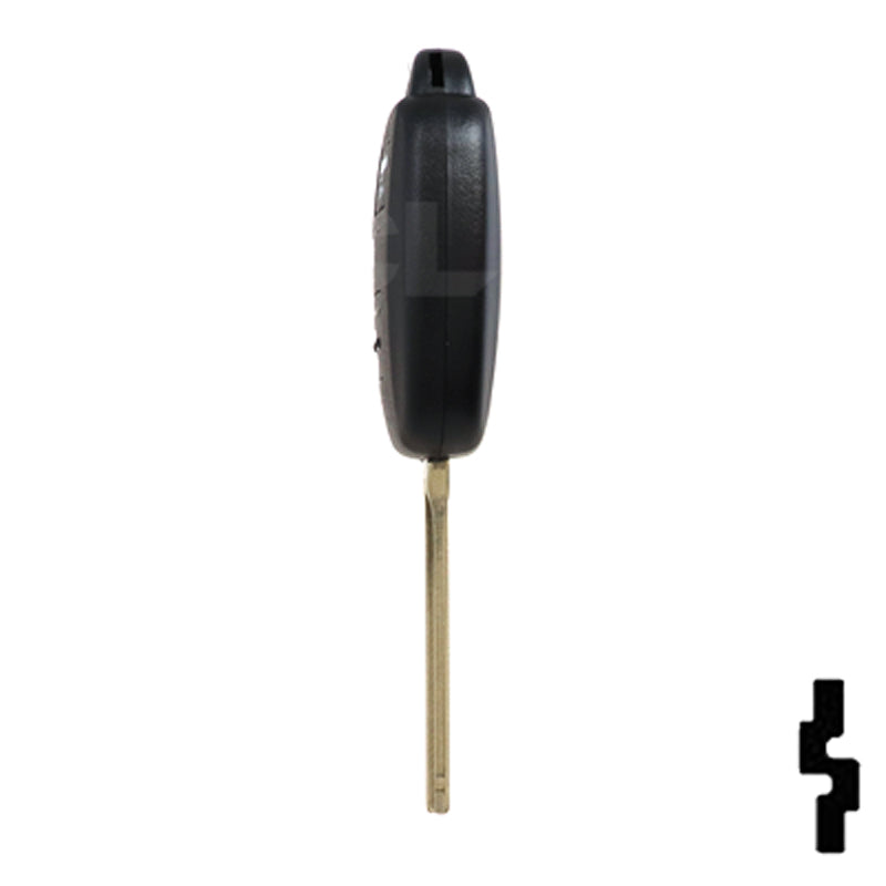 Toyota 4 Button Remote Head Key (H Transp.) (4BH) - By Ilco Automotive Key Ilco