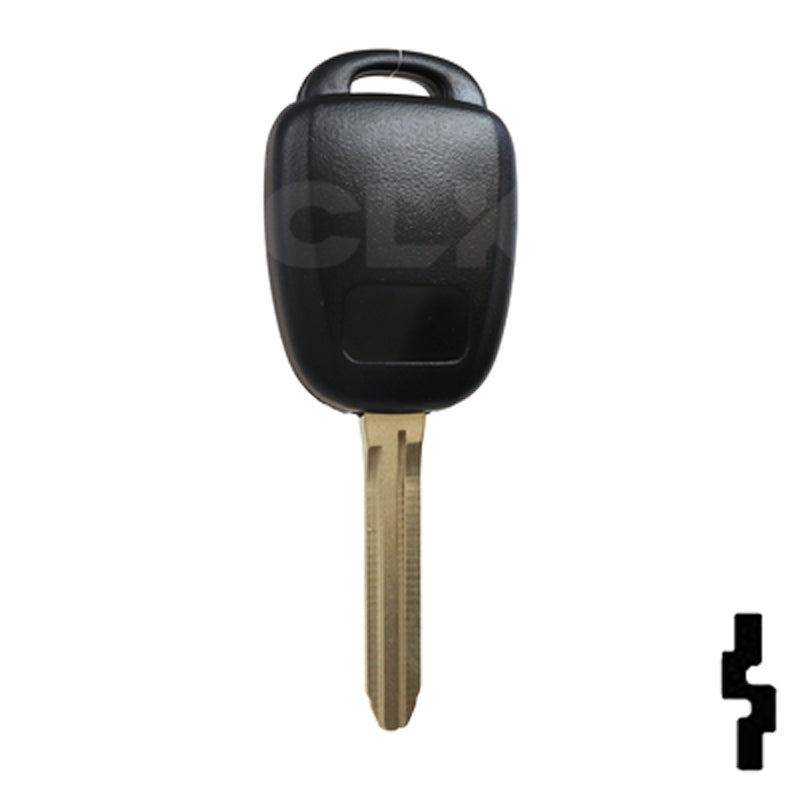 Toyota 4 Button Remote Head Key (H Transp.) (4BH) - By Ilco Automotive Key Ilco