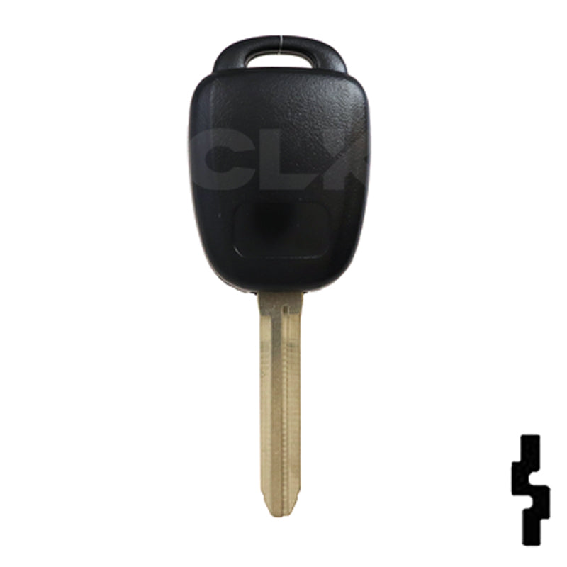 Toyota 4 Button Remote Head Key (H Transp.) (4BH2) - By Ilco Automotive Key Ilco