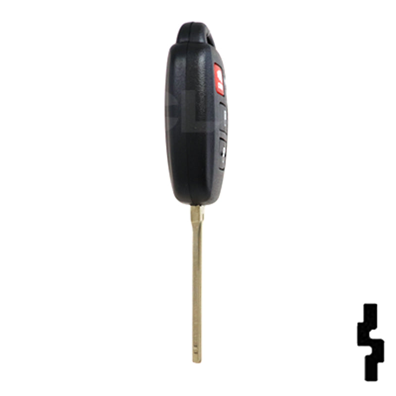 Toyota 4 Button Remote Head Key (H Transp.) (4BH2) - By Ilco Automotive Key Ilco