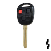 Toyota FJ Cruiser 3 Button Remote Head Key (4D67) (3BFJ) - By Ilco Automotive Key Ilco