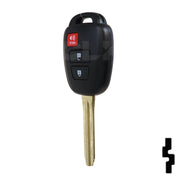 Toyota Prius C 3 Button Remote Head Key (Non-Transp.) (3BPC) - By Ilco Automotive Key Ilco