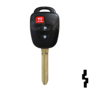 Toyota Prius C 3 Button Remote Head Key (Non-Transp.) (3BPC) - By Ilco Automotive Key Ilco