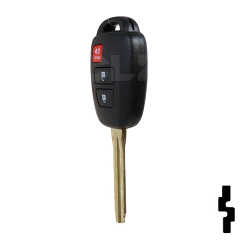 Toyota Prius C 3 Button Remote Head Key w/ G Chip 3PCG – By Ilco Automotive Key Ilco