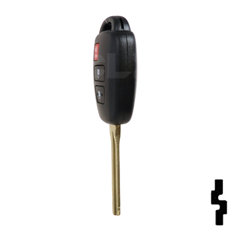 Toyota Prius C 3 Button Remote Head Key w/ G Chip 3PCG – By Ilco Automotive Key Ilco