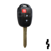 Toyota Prius C 3 Button Remote Head Key w/ G Chip 3PCG – By Ilco Automotive Key Ilco