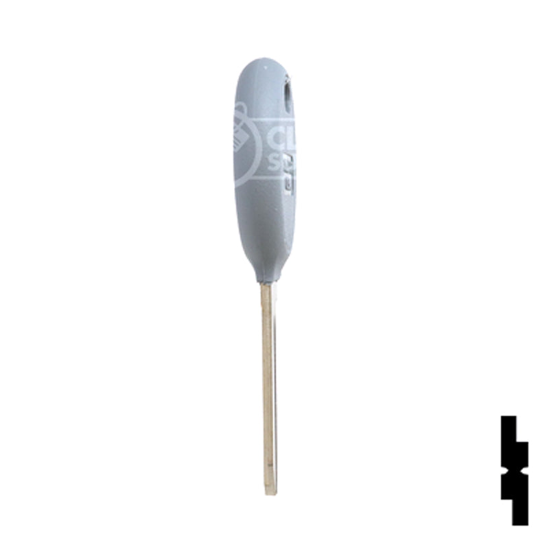 Uncut 4D-64 Chip Transponder Key | Chrysler | Y160PT Automotive Key Ilco