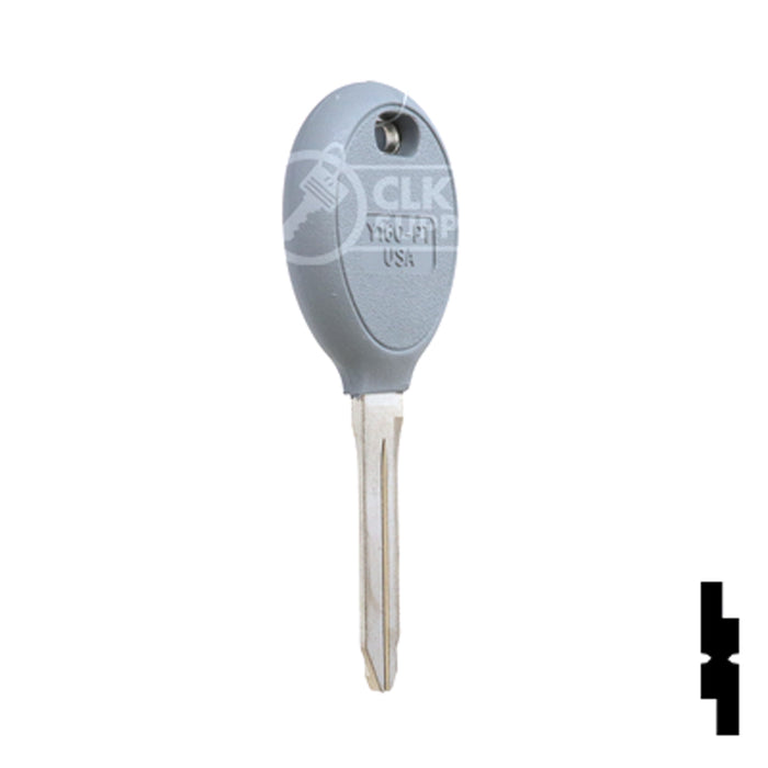 Uncut 4D-64 Chip Transponder Key | Chrysler | Y160PT Automotive Key Ilco