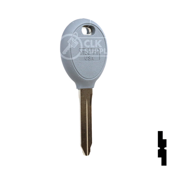 Uncut 4D-64 Chip Transponder Key | Chrysler | Y160PT Automotive Key Ilco