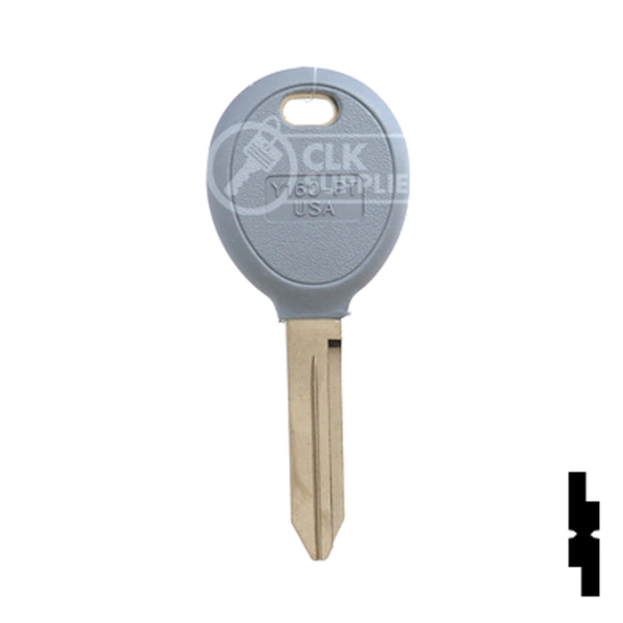 Uncut 4D-64 Chip Transponder Key | Chrysler | Y160PT Automotive Key Ilco