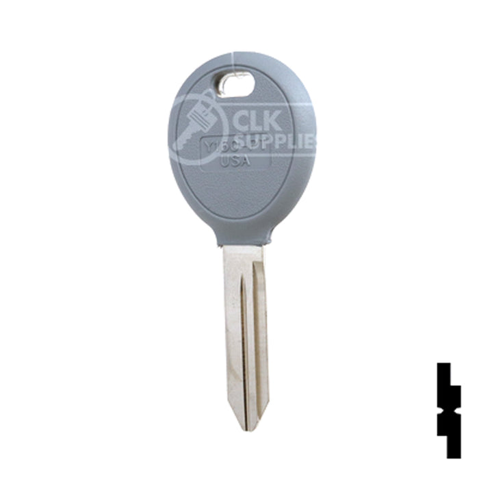 Uncut 4D-64 Chip Transponder Key | Chrysler | Y160PT Automotive Key Ilco