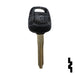 Uncut 4D Transponder Key | Nissan | NI02T Automotive Key Ilco