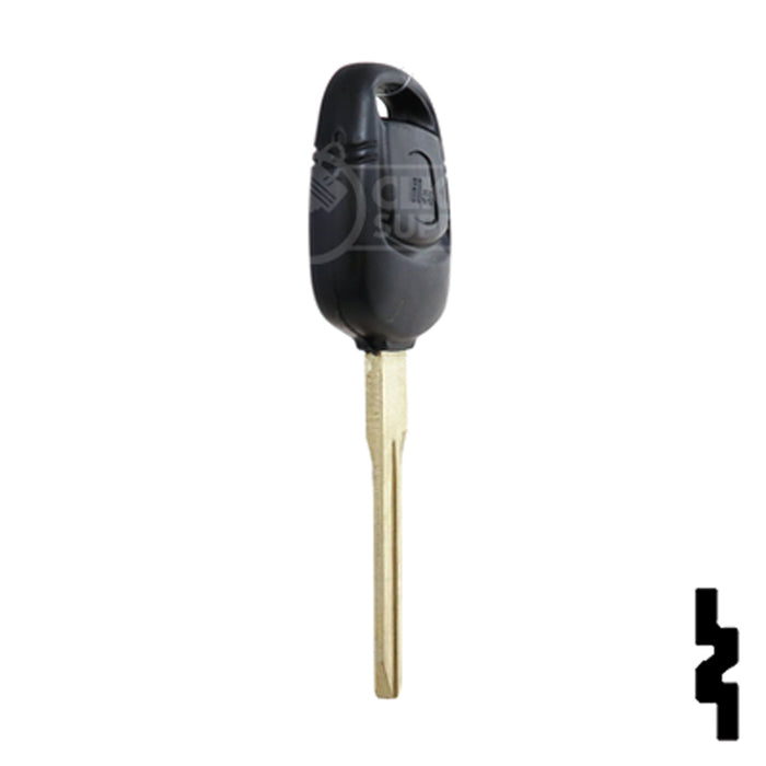 Uncut 4D Transponder Key | Nissan | NI02T Automotive Key Ilco