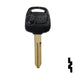 Uncut 4D Transponder Key | Nissan | NI02T Automotive Key Ilco