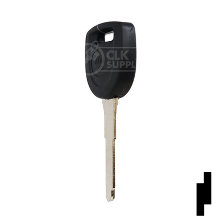 Uncut 80-Bit Transponder Key | Mazda | MAZ24RT17, MAZ24R-PT, MZ34PT Automotive Key Ilco