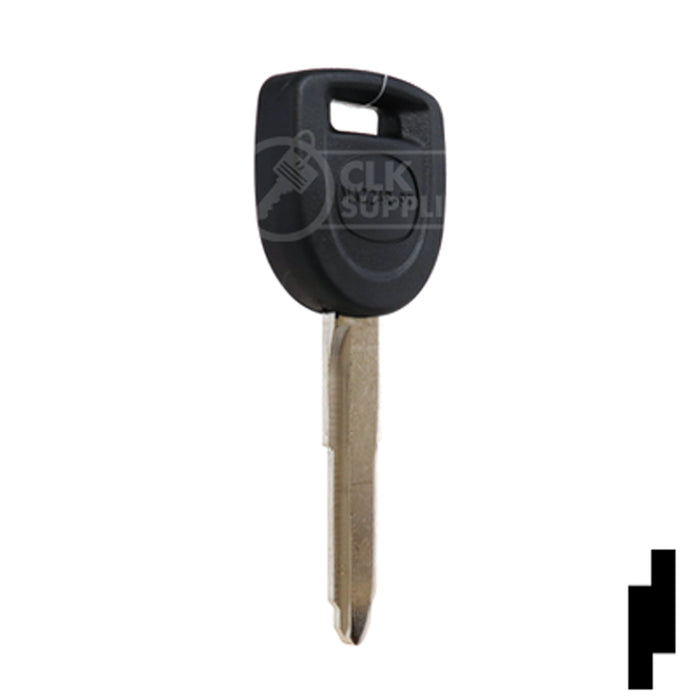 Uncut 80-Bit Transponder Key | Mazda | MAZ24RT17, MAZ24R-PT, MZ34PT Automotive Key Ilco