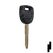 Uncut 80-Bit Transponder Key | Mazda | MAZ24RT17, MAZ24R-PT, MZ34PT Automotive Key Ilco