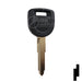 Uncut 80-Bit Transponder Key | Mazda | MAZ24RT17, MAZ24R-PT, MZ34PT Automotive Key Ilco
