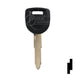Uncut 80-Bit Transponder Key | Mazda | MAZ24RT17, MAZ24R-PT, MZ34PT Automotive Key Ilco