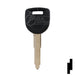 Uncut 80-Bit Transponder Key | Mazda | MAZ24RT17, MAZ24R-PT, MZ34PT Automotive Key Ilco
