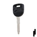 Uncut 80-Bit Transponder Key | Mazda | MAZ24RT17, MAZ24R-PT, MZ34PT Automotive Key Ilco