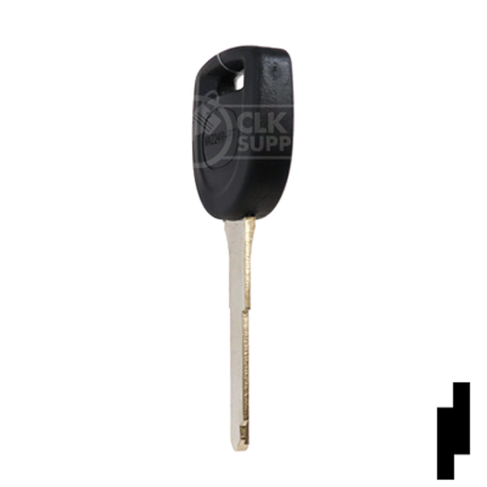 Uncut 80-Bit Transponder Key | Mazda | MAZ24RT17, MAZ24R-PT, MZ34PT Automotive Key Ilco