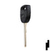 Uncut 80-Bit Transponder Key | Mazda | MAZ24RT17, MAZ24R-PT, MZ34PT Automotive Key Ilco