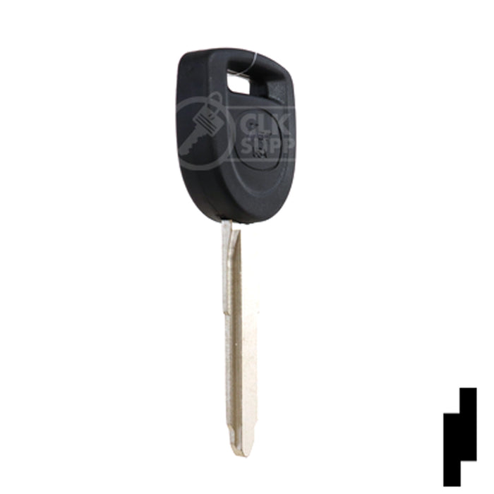 Uncut 80-Bit Transponder Key | Mazda | MAZ24RT17, MAZ24R-PT, MZ34PT Automotive Key Ilco