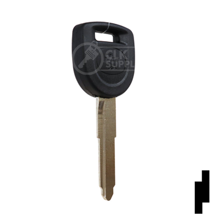 Uncut 80-Bit Transponder Key | Mazda | MAZ24RT17, MAZ24R-PT, MZ34PT Automotive Key Ilco