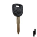Uncut 80-Bit Transponder Key | Mazda | MAZ24RT17, MAZ24R-PT, MZ34PT Automotive Key Ilco